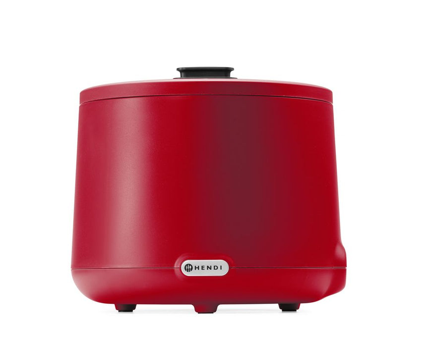Suppenkessel UNIQ, HENDI, designed by Robert Bronwasser, 8L, Rot, 230V/500W, ⌀365x(H)325mm