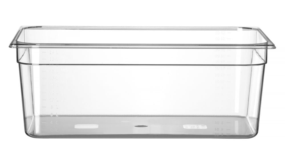 Gastronorm-Behälter 1/1, HENDI, Profi Line, GN 1/1, 24L, Transparent, 530x325x(H)200mm
