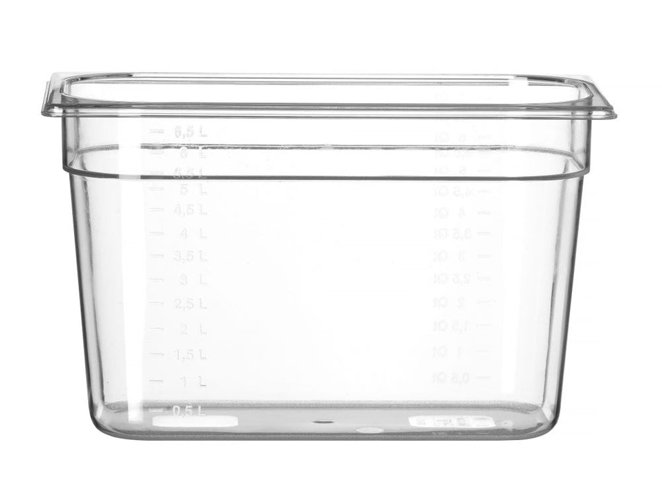 Gastronorm-Behälter 1/3, HENDI, Profi Line, GN 1/3, 7,8L, Transparent, 325x176x(H)200mm