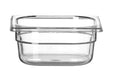 Gastronorm-Behälter 1/6, HENDI, Profi Line, GN 1/6, 1L, Transparent, 176x162x(H)65mm
