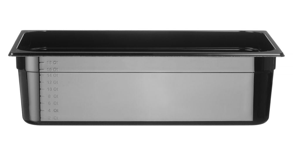 Gastronorm-Behälter 1/1, HENDI, Profi Line, GN 1/1, 21L, Schwarz, 530x325x(H)150mm