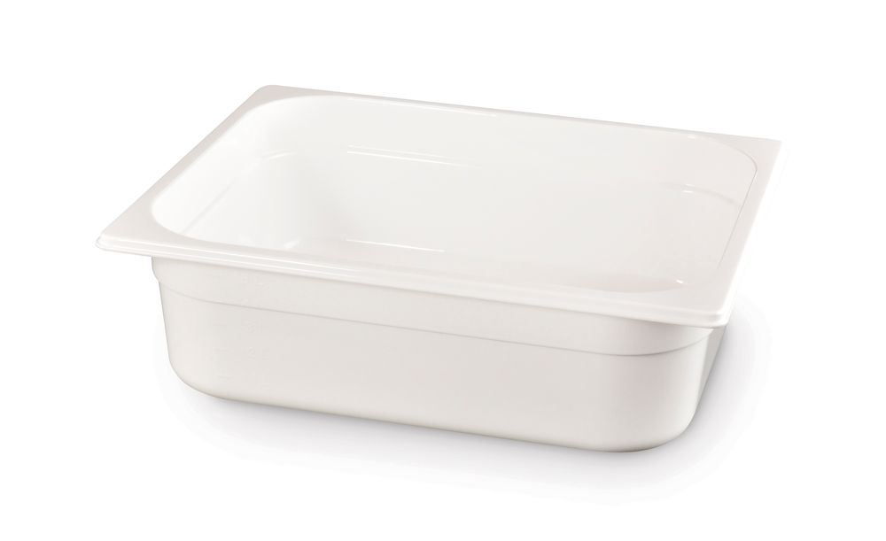 Gastronorm-Behälter 1/2, HENDI, GN 1/2, 6,5L, Weiß, 325x265x(H)100mm