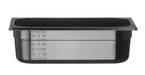Gastronorm-Behälter 1/3, HENDI, Profi Line, GN 1/3, 4L, Schwarz, 325x176x(H)100mm