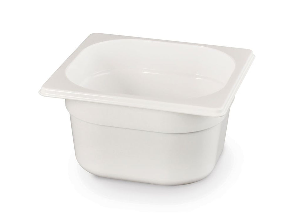 Gastronorm-Behälter 1/6, HENDI, GN 1/6, 2,4L, Weiß, 176x162x(H)150mm