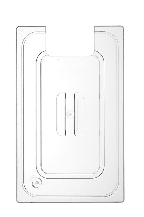 Gastronorm-Deckel mit Sous-Vide-Stab-Aussparung, HENDI, GN 1/1, Transparent, 530x325mm