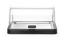 Rolltop Kühldisplay Duo UNIQ, HENDI, designed by Robert Bronwasser, Einzel, Schwarz, 460x355x(H)220mm, Rechteckig