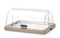 Rolltop Kühldisplay Duo UNIQ, HENDI, designed by Robert Bronwasser, Einzel, Beige, 460x355x(H)220mm, Rechteckig