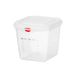 GN 1/6 Behälter, Polypropylen, HENDI, GN 1/6, 2,6L, Transparent, 176x162x(H)150mm, Rechteckig