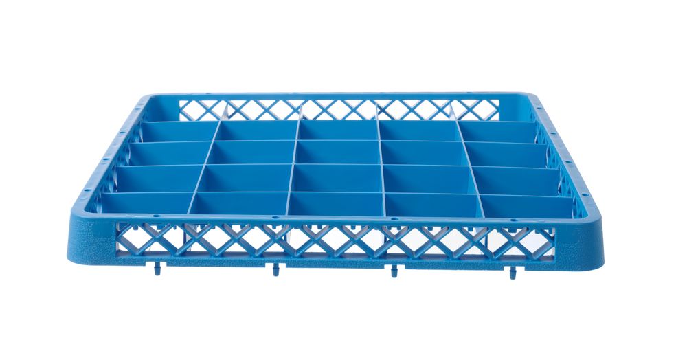 Aufsatz für Geschirrspülkorb, HENDI, 25 Fächer 88x88 mm, 500x500x(H)45mm