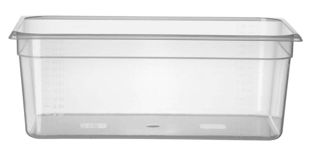 Gastronorm-Behälter 1/1, HENDI, Profi Line, GN 1/1, 24L, Transparent, 530x325x(H)200mm