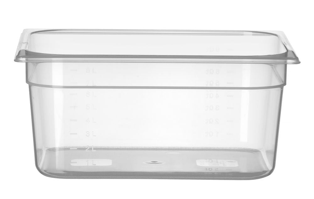 Gastronorm-Behälter 1/2, HENDI, Profi Line, GN 1/2, 8L, Transparent, 325x265x(H)150mm
