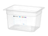 Gastronorm-Behälter 1/2, HENDI, GN 1/2, 12,5L, Transparent, 325x265x(H)200mm