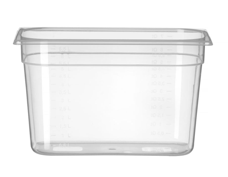 Gastronorm-Behälter 1/3, HENDI, Profi Line, GN 1/3, 6,5L, Transparent, 325x176x(H)200mm