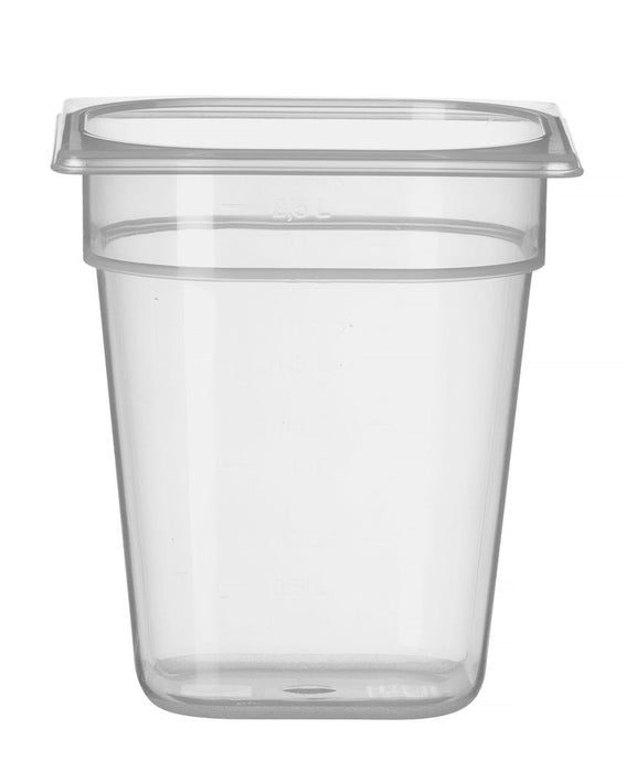 Gastronorm-Behälter 1/6, HENDI, Profi Line, GN 1/6, 2,5L, Transparent, 176x162x(H)200mm