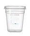 Gastronorm-Behälter 1/6, HENDI, GN 1/6, 3,4L, Transparent, 176x162x(H)200mm