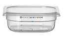 Gastronorm-Behälter 1/6, HENDI, GN 1/6, 1L, Transparent, 176x162x(H)65mm