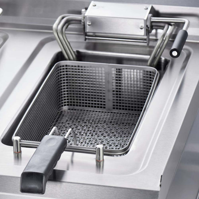 Stalgast Elektro-Fritteuse als Tischgerät Serie 700 ND, Doppel-Fritteuse, 800x700x250 mm (BxTxH) - ELB Gastro