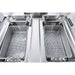 Stalgast Elektro-Fritteuse als Tischgerät Serie 700 ND, Doppel-Fritteuse, 800x700x250 mm (BxTxH) - ELB Gastro