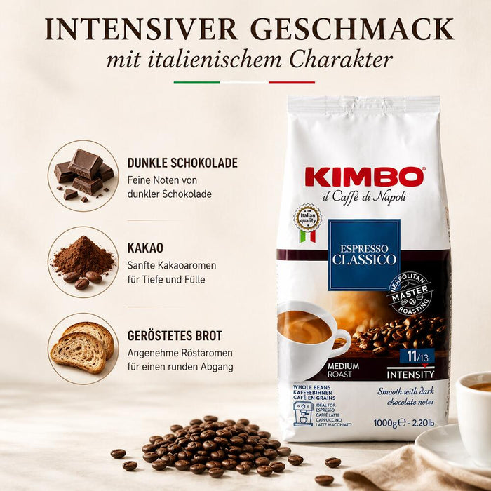Kimbo Espresso Classico Kaffeebohnen