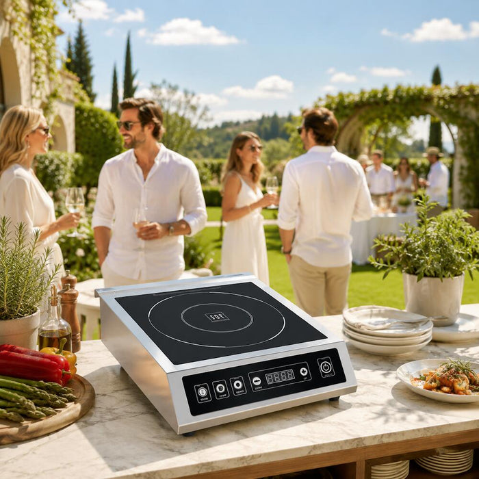 SCHNEIDER Induktionskochfeld „Cook 500“ – 3,5 kW Profi-Power für Gastronomie, Catering & Eventküche