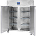 STALGAST Starline Doppeltür-Kühlschrank mit Rädern, GN 2/1, 1480x830x2010 mm (BxTxH) - ELB Gastro