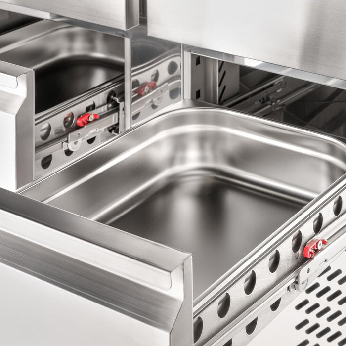 STALGAST STARLINE Kühltisch mit vier Schubladen GN 1/1 - ELB Gastro