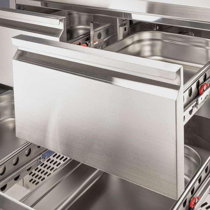 STALGAST STARLINE Kühltisch mit vier Schubladen GN 1/1 - ELB Gastro