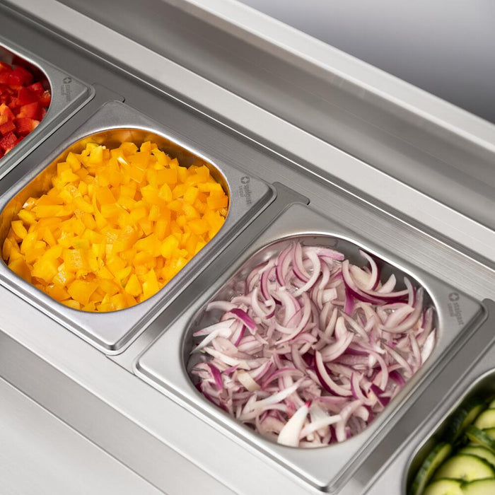 STALGAST Starline Vorbereitungstisch, 2-türig, 5x GN 1/6 - ELB Gastro