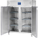 STALGAST Doppeltür-Kühlschrank, Edelstahl, GN 2/1, 1480x830x2010 mm (BxTxH), 0,44 kW - ELB Gastro