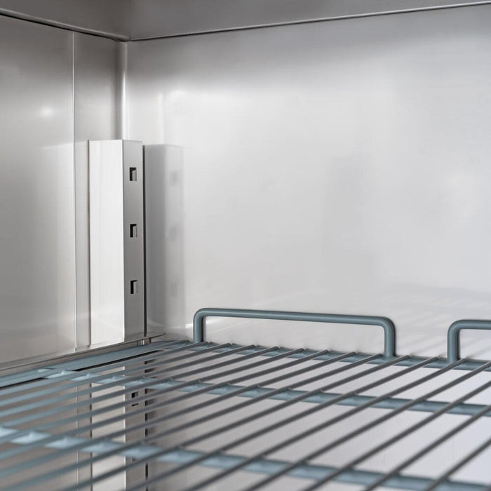 STALGAST Edelstahl-Tiefkühlschrank, GN 2/1, 740x810x2010 mm (BxTxH), 0,48 kW - ELB Gastro