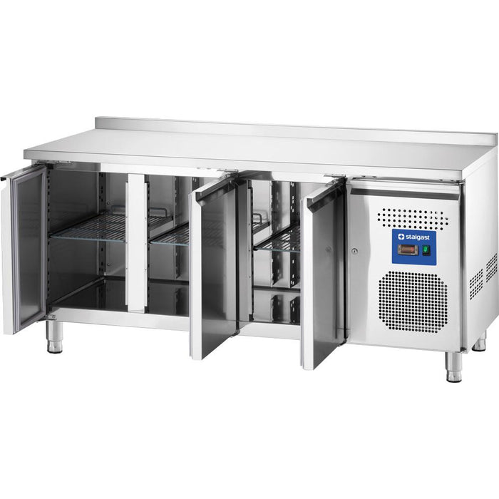 STALGAST STARLINE Kühltisch mit drei Türen, GN1/1, 1795x700x850 mm (BxTxH), 417 L, mit Aufkantung - ELB Gastro