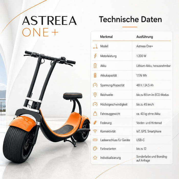 Astreea One+ – Premium-E-Mobilität für Hotels, Resorts, Golf und Lifestyle