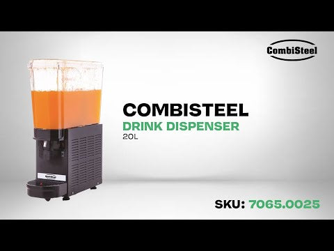 CombiSteel Kaltgetränke Dispenser 20L Für Alle Klare Getränke