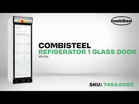 CombiSteel Kühlschrank 1 Glastür | 7464.0085