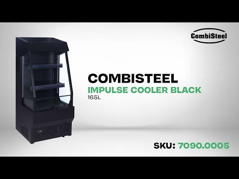 CombiSteel Impulskühler Schwarz 165L