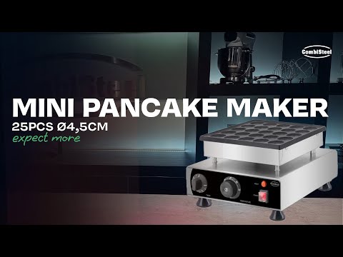 CombiSteel Poffertjes Waffeleisen 25St Ø4,5Cm