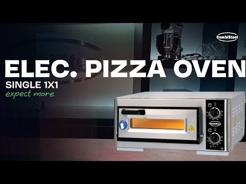CombiSteel Elek. Pizzaöfen Enkel 1 X 1