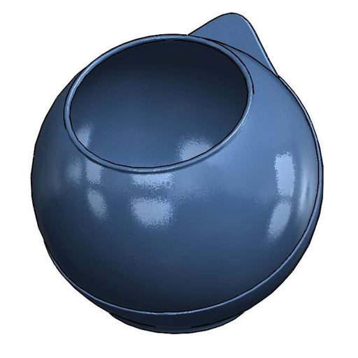 FRILICH Porzellankugel, blau 3,5 Liter ohne Deckel