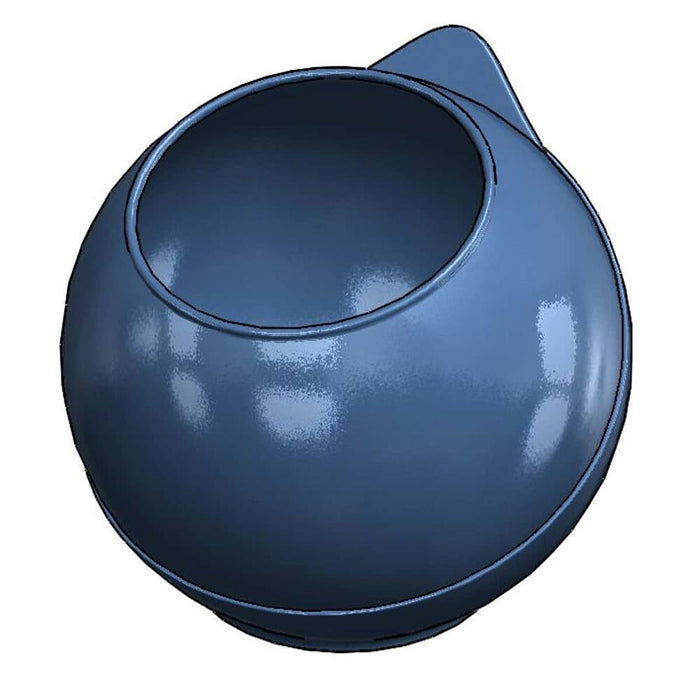 FRILICH Porzellankugel, blau 3,5 Liter ohne Deckel