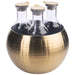FRILICH CARAFINE BLACK 'Triplet'
PVD gold, doppelwandig, gehämmert,3 Kunststoffkaraffen