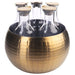 FRILICH CARAFINE BLACK 'Quintet'
PVD gold, doppelwandig, gehämmert,5 Kunststoffkaraffen