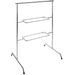 FRILICH Etagere, verchromt o.Porzellanpl. f.UNISON 33x11 'Buffet Etagere'
