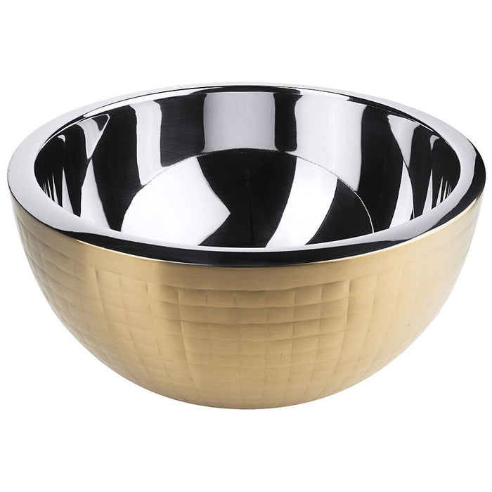 FRILICH CARAFINE GOLD 'Buffetschale L'
gehammert. doppelwandig. PVD Gold Beschichtung