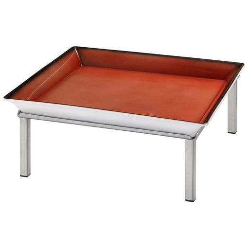 FRILICH RAISER INOX 'Frischeschale' Porzellan, rot 33x33; H: 15,5 cm