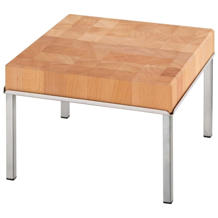 FRILICH RAISER INOX 'Butcher Block' Holzblock aus Buche, H: 22,5 cm