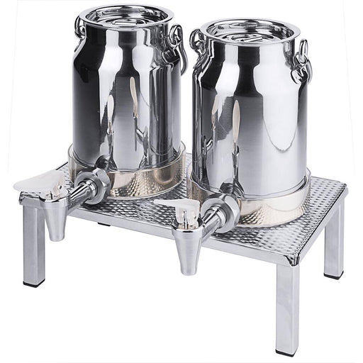 FRILICH RAISER INOX 'Milchstation' mit Edelstahlkannen á 1,0 Liter