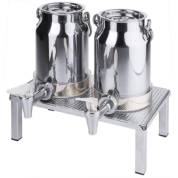 FRILICH RAISER INOX 'Milchstation' mit Edelstahlkannen á 1,0 Liter