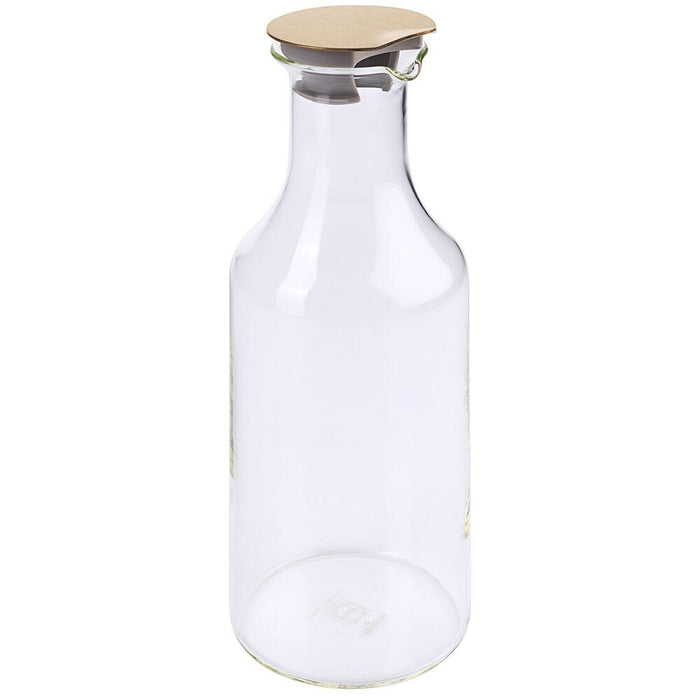 FRILICH Nachschubbehälter Kunststoff- karaffe 1,2 Liter mit Edelstahldeckel, PVD Gold