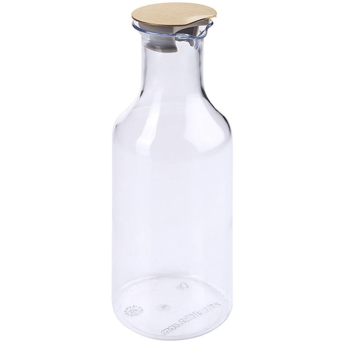 FRILICH Nachschubbehälter Kunststoff- karaffe 1,2 Liter mit Edelstahldeckel, PVD Gold