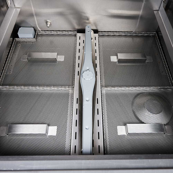 Geschirrspülmaschine Aqua A5 inkl. Klarspülmitteldosier-, Reinigerdosier-, Klarspülpumpe, 400V, 6,5 kW - ELB Gastro